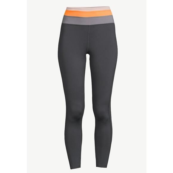 New Womens Love & Sports Legging Medium/Large gray athletic workout pants - Picture 1 of 4